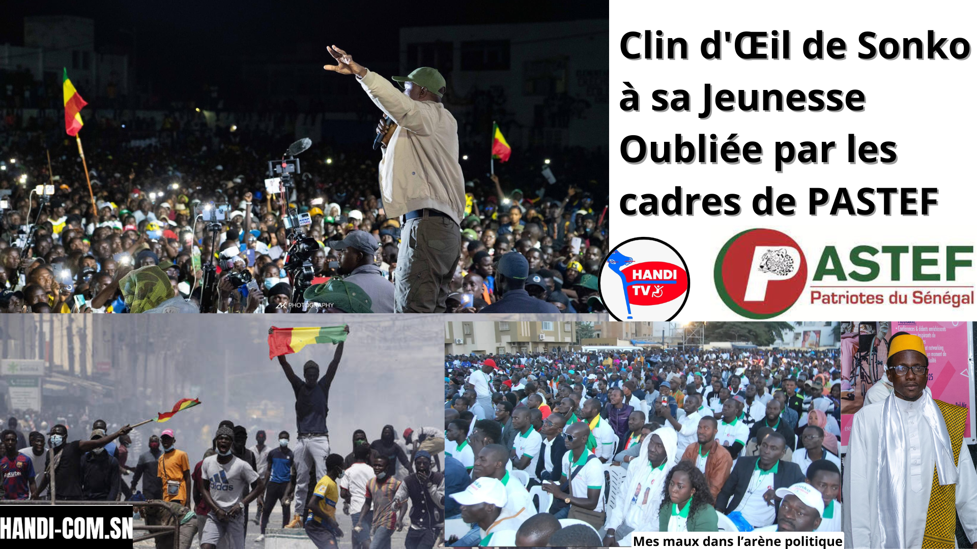 Clin d’Œil de Sonko à sa Jeunesse Oubliée par certains cadres de PASTEF