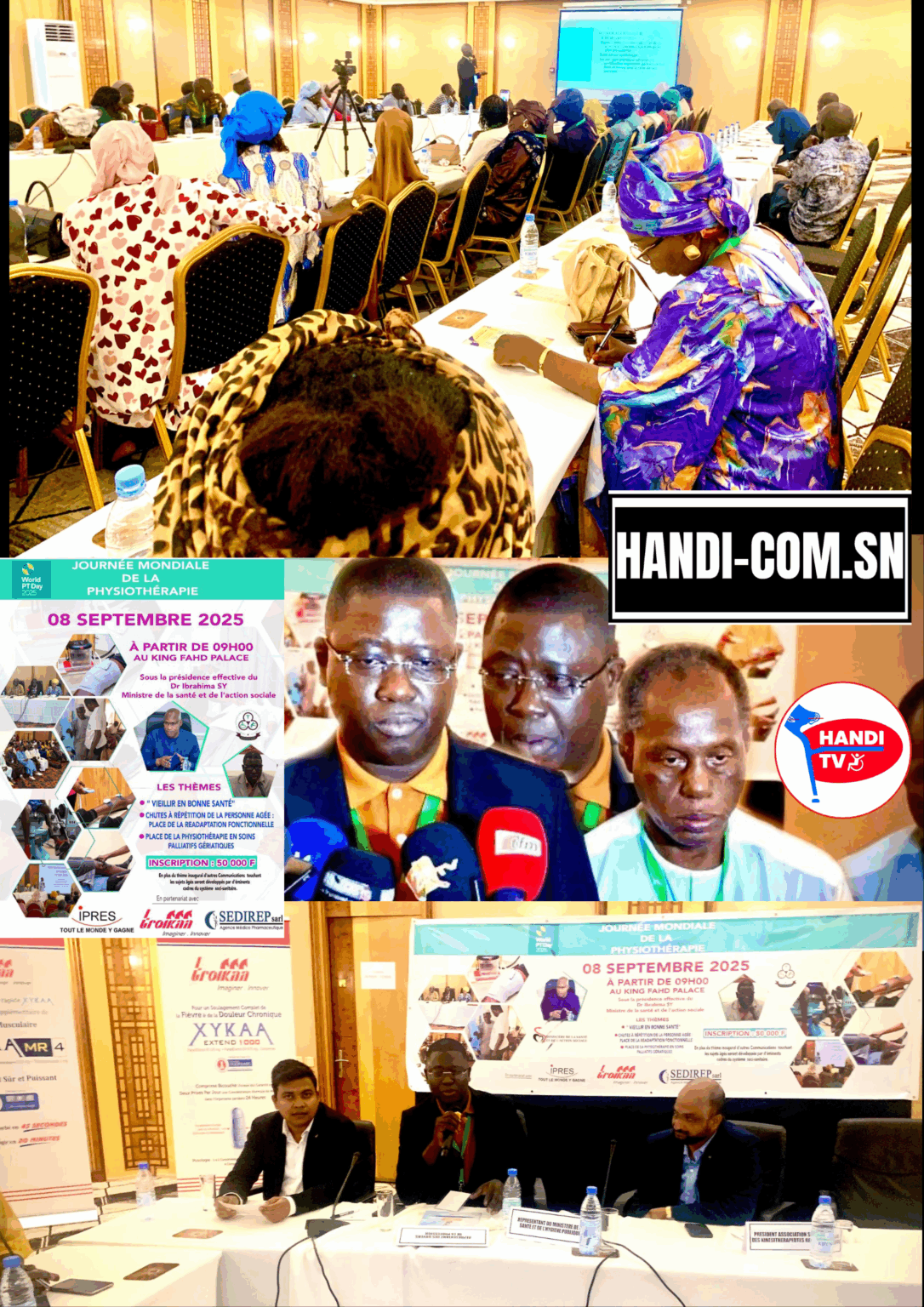 Célébration de la Journée Mondiale de la Physiothérapie à Dakar : l’importance d’un vieillissement en bonne santé