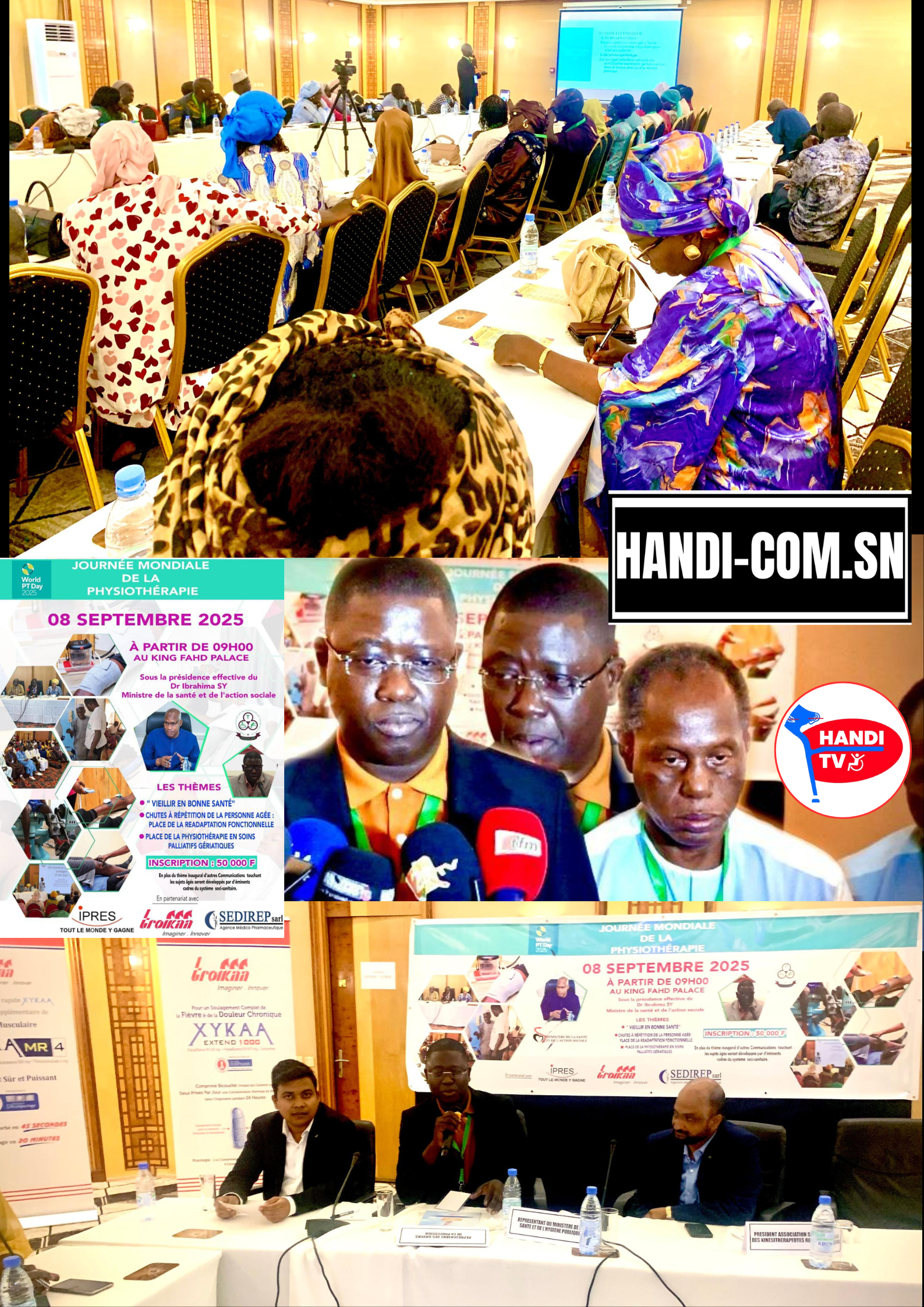 Célébration de la Journée Mondiale de la Physiothérapie à Dakar : l’importance d’un vieillissement en bonne santé